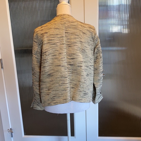 EILEEN FISHER Woven Kimono style jacket - Picture 4 of 9